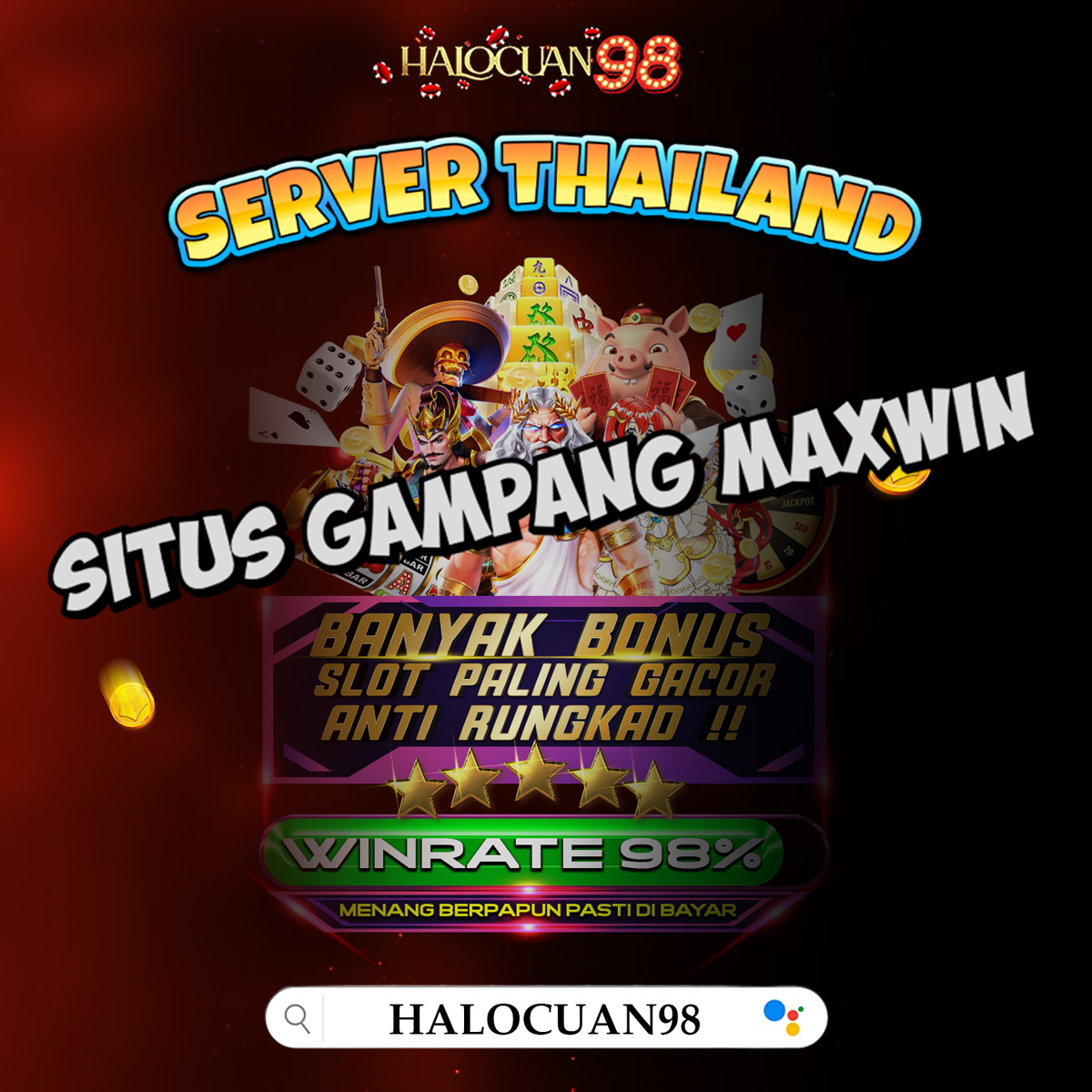 HALOCUAN98 Situs Slot Online Paling Hoki Main Slot Gacor Mudah Maxwin Terpercaya